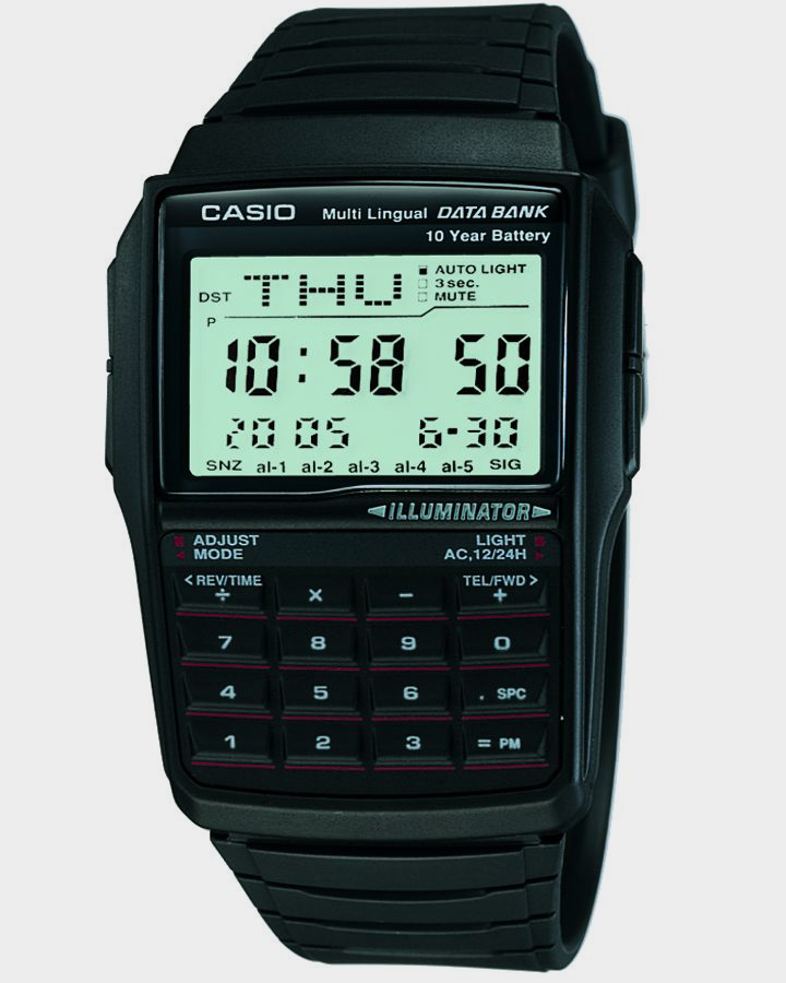 Casio Databank 10Yr Battery Watch Black