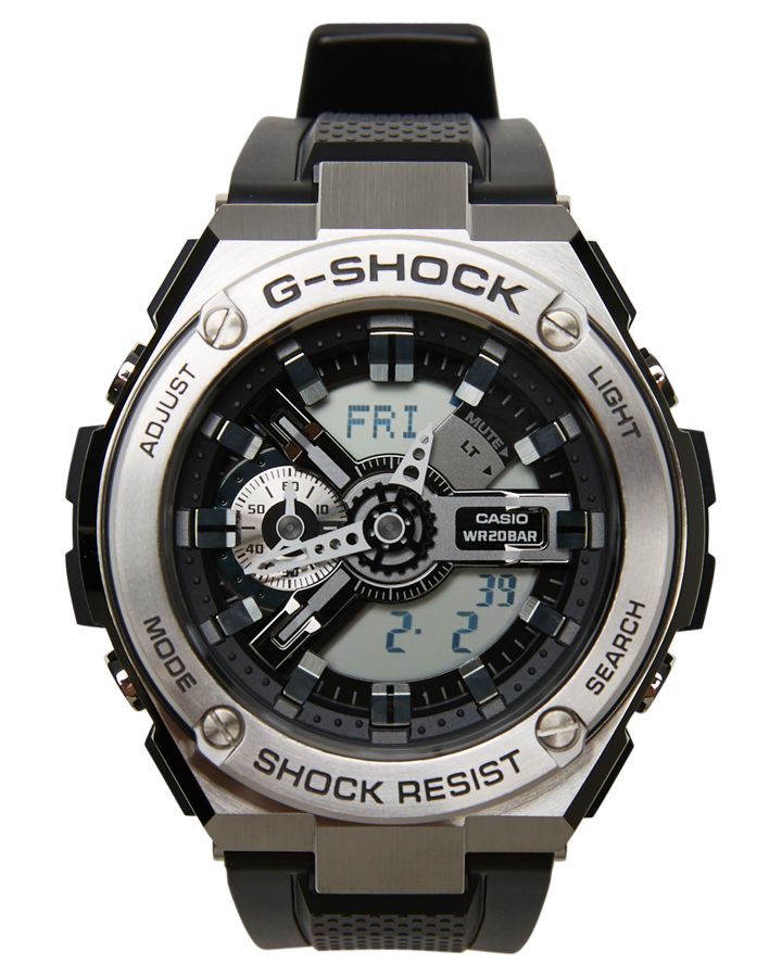 New G Shock Men's G-Steel Watch Stainless Steel Glass Black | eBay