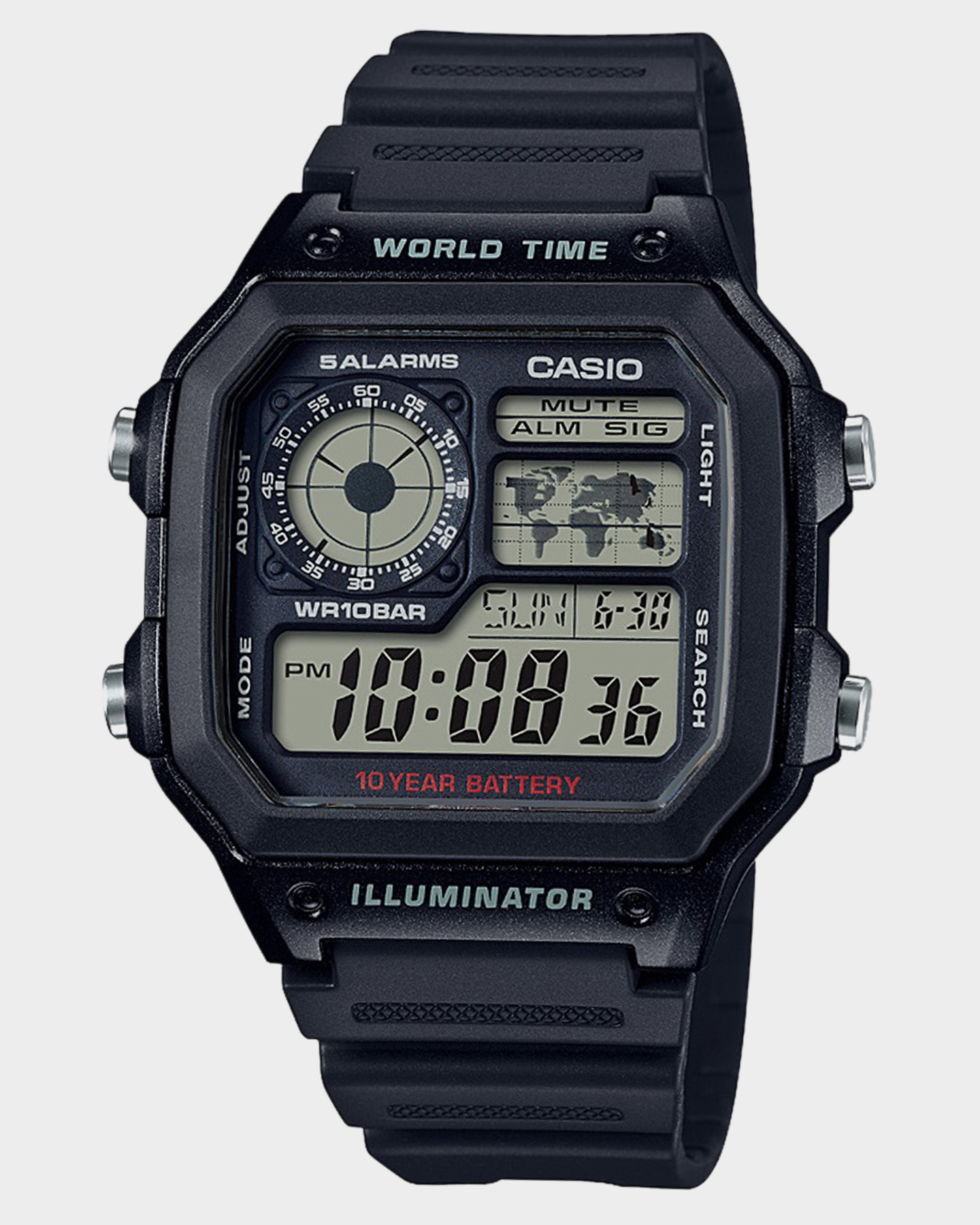 Casio Ae-1200 Series Watch Black