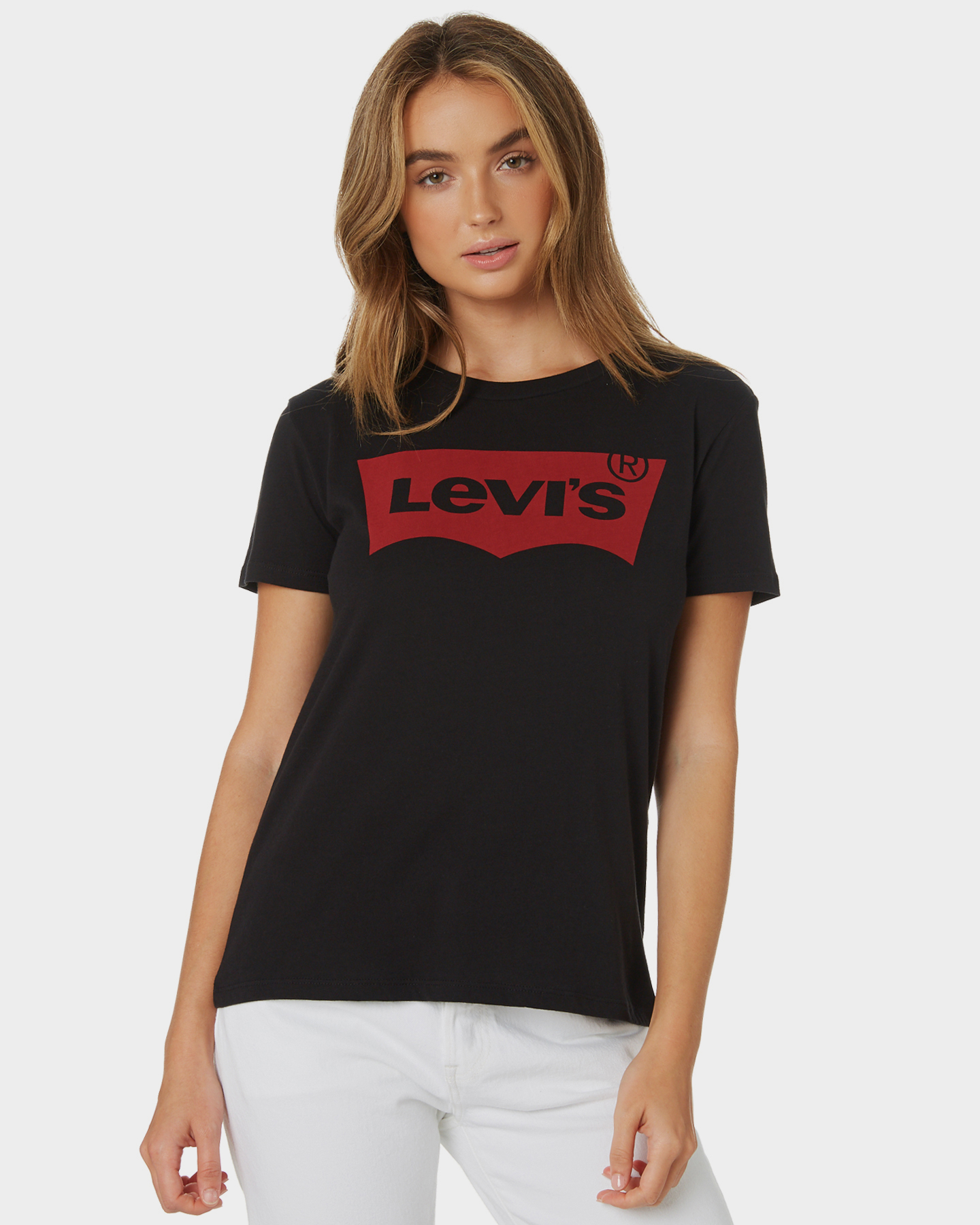 womens black levis t shirt