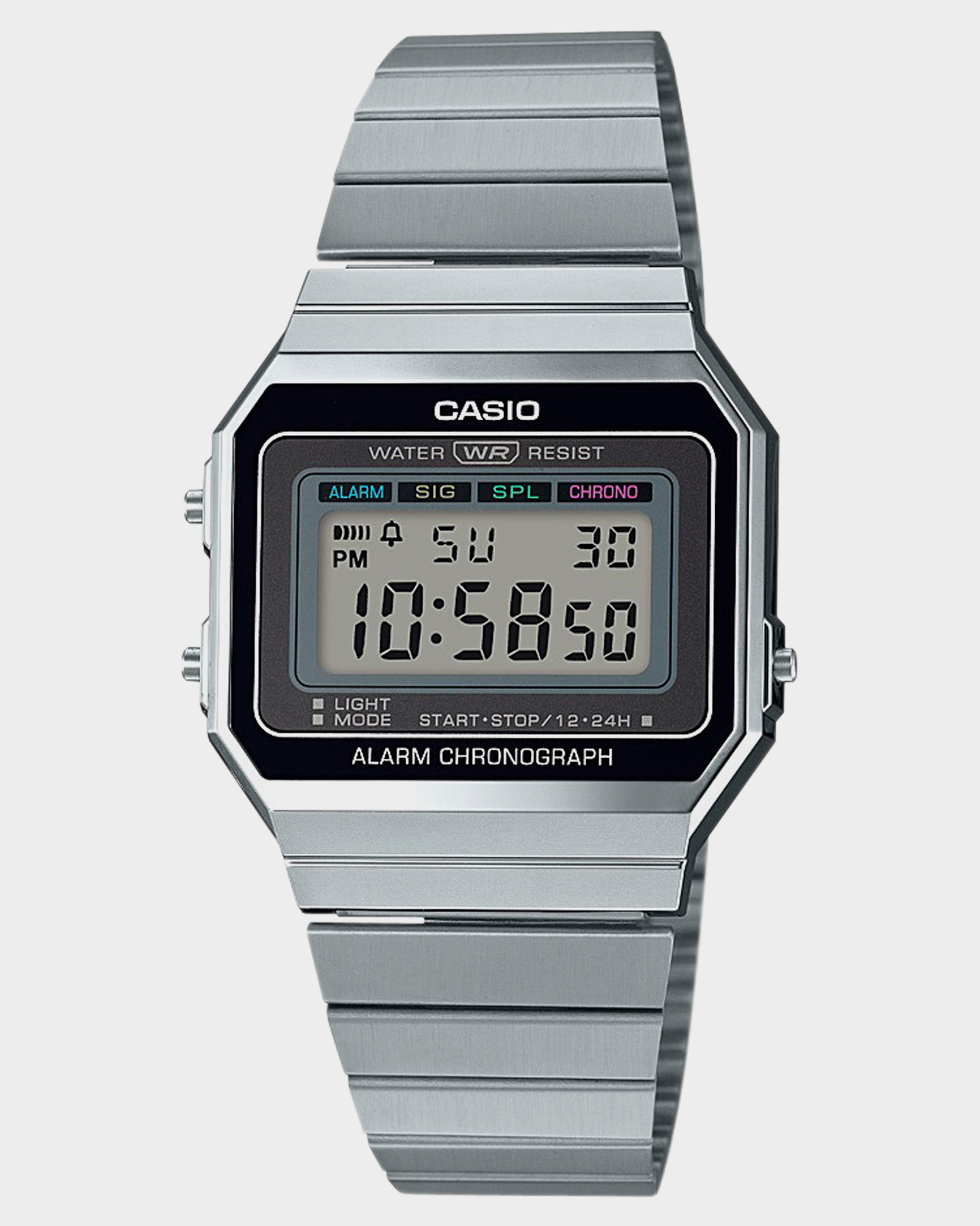 Casio Super Slim A700 Watch Silver