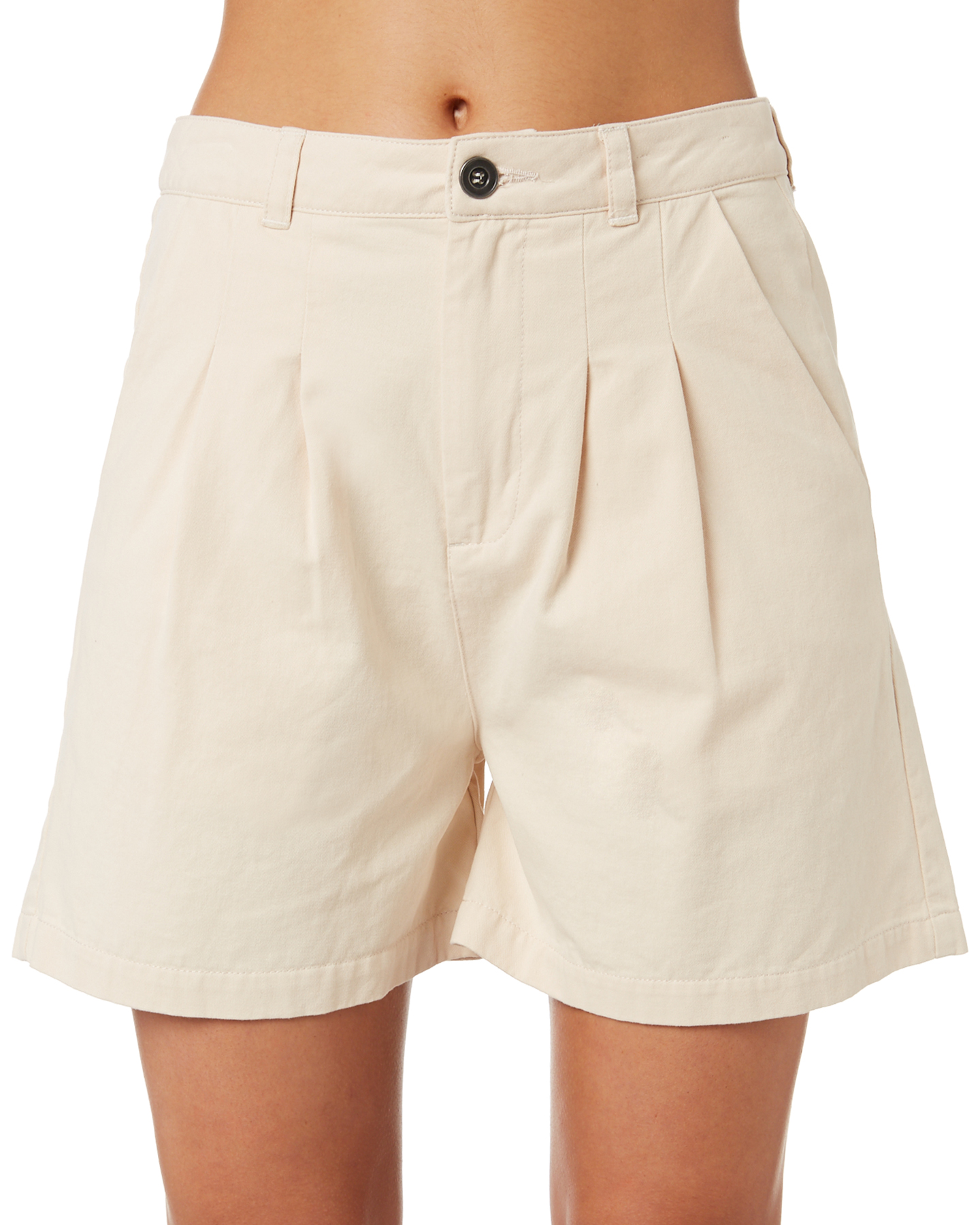 fitted chino shorts