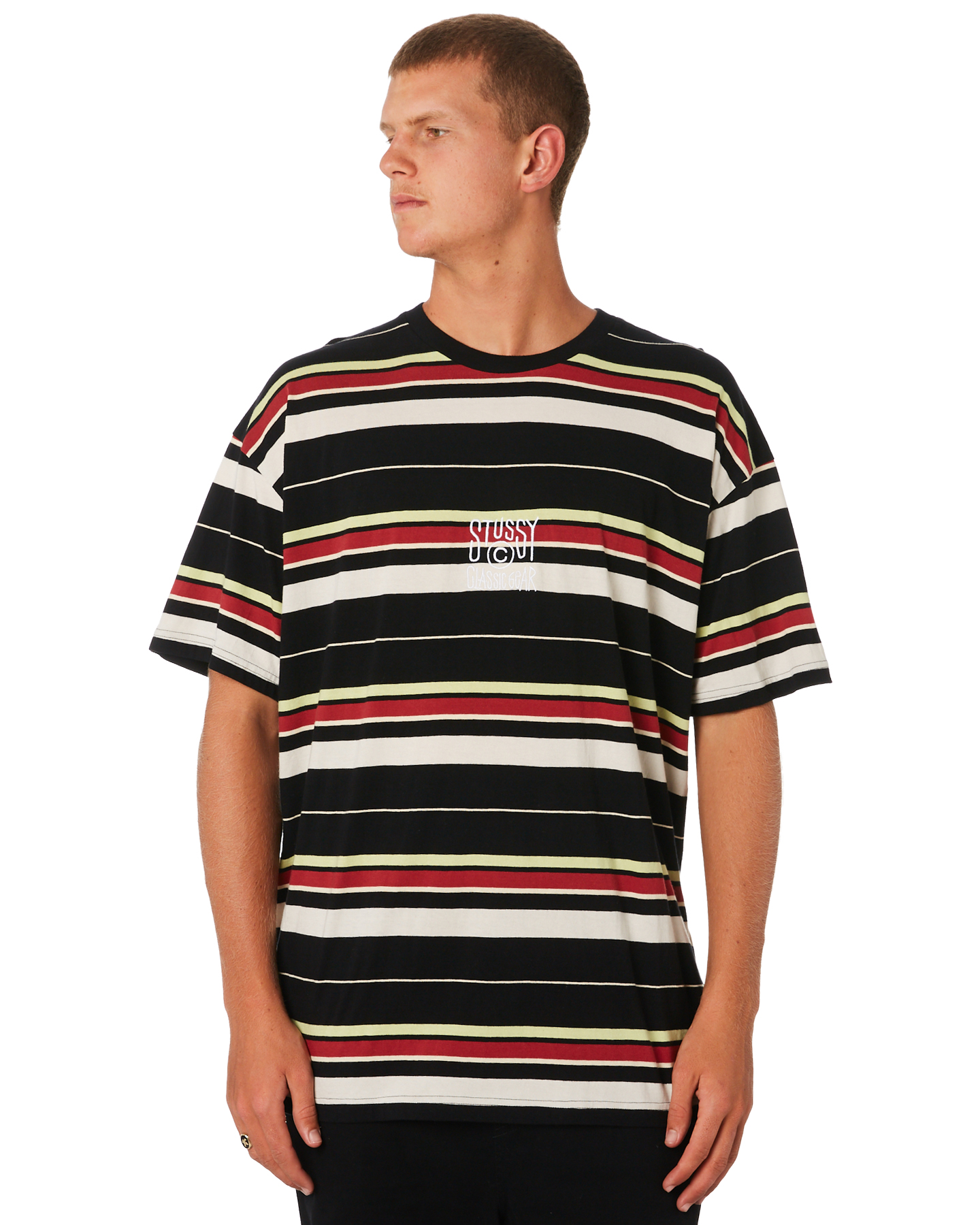 stussy striped tee