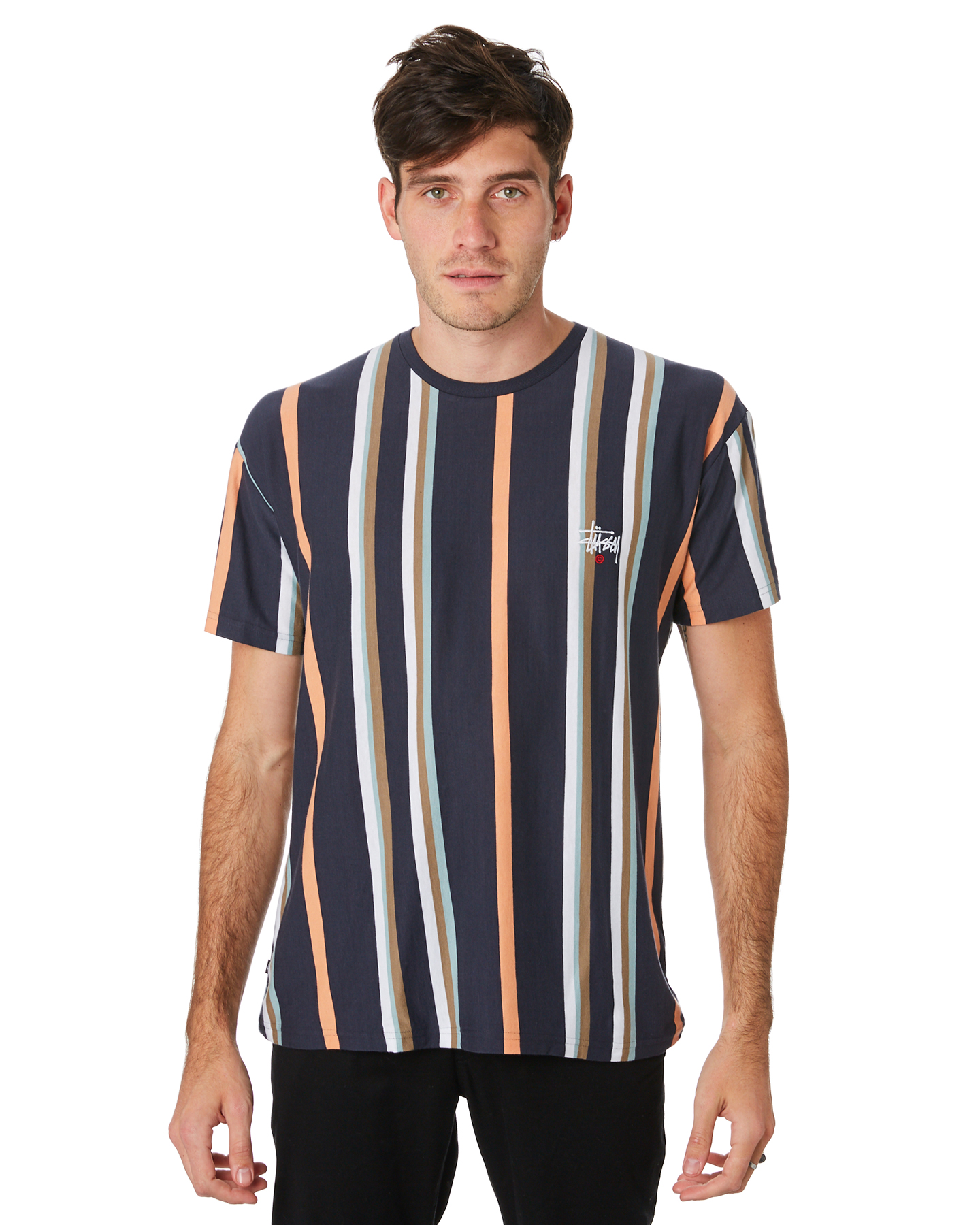 stussy striped tee