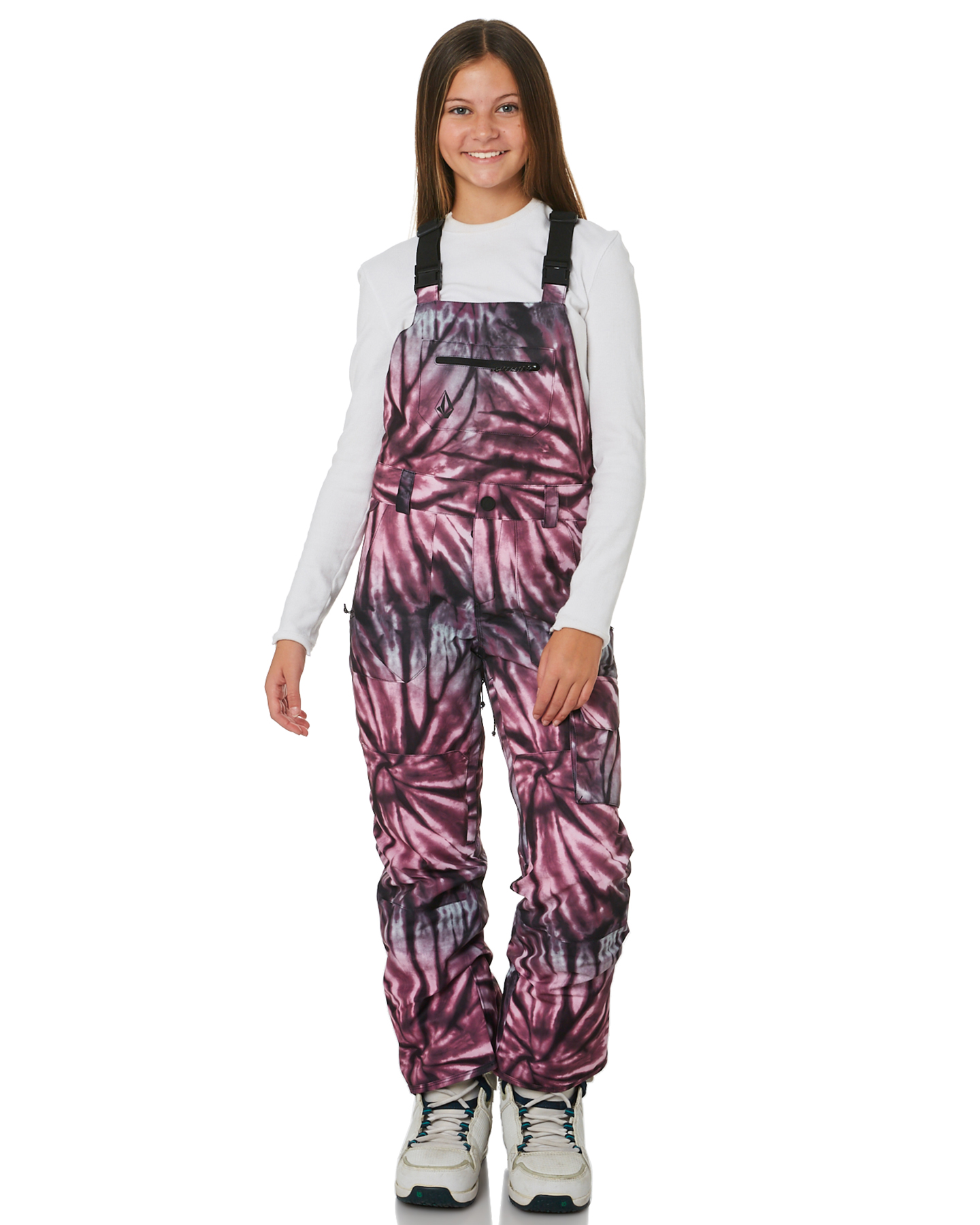 tie dye bib overalls