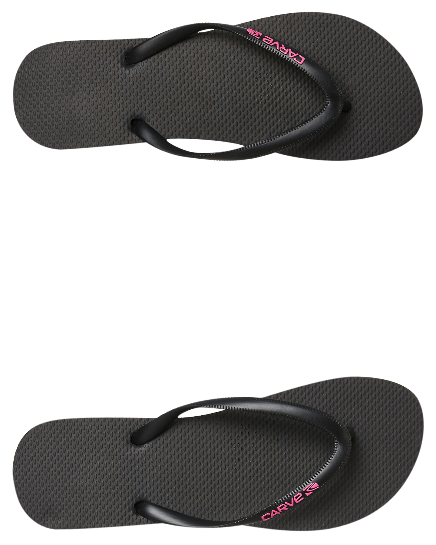 Carve Slimpins Womens Thongs Black Pink