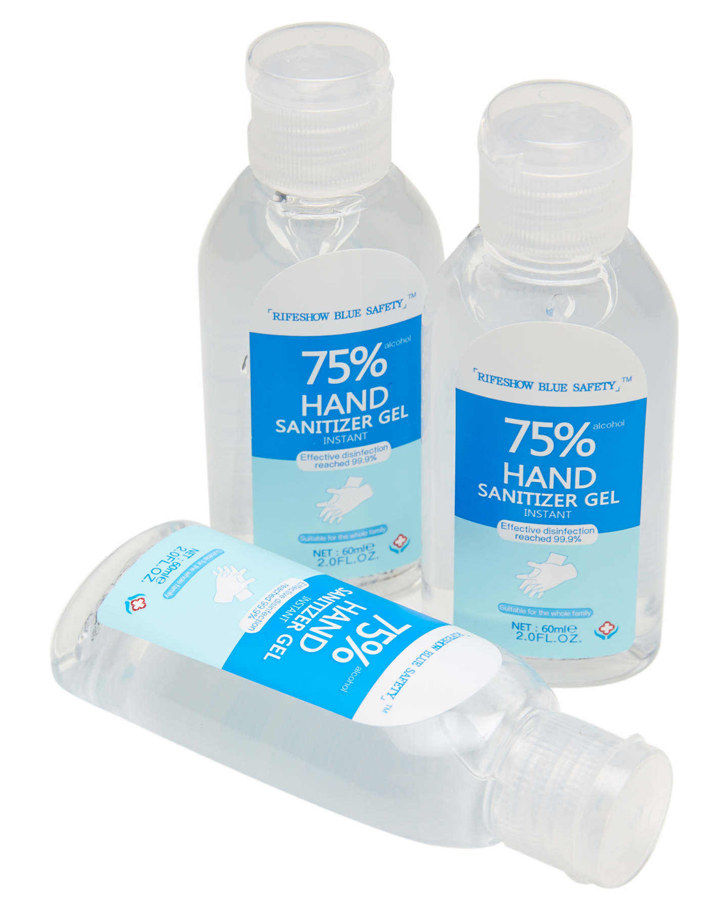 Barcs Australia Hand Sanitizer 60Ml 3 Pack Clear Clear