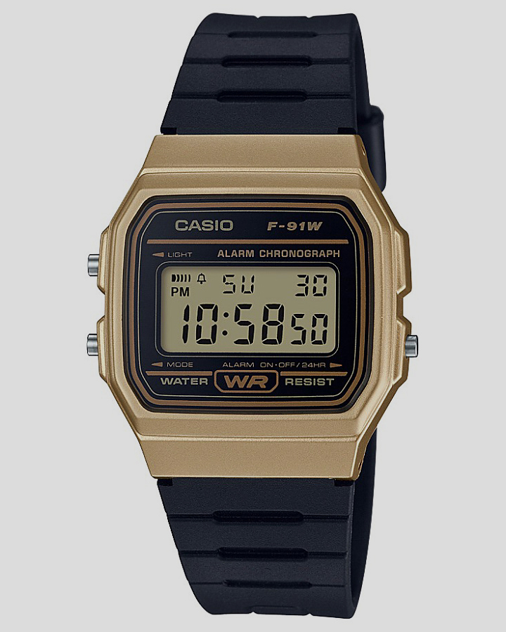 Casio Npr Vintage Watch Black Gold