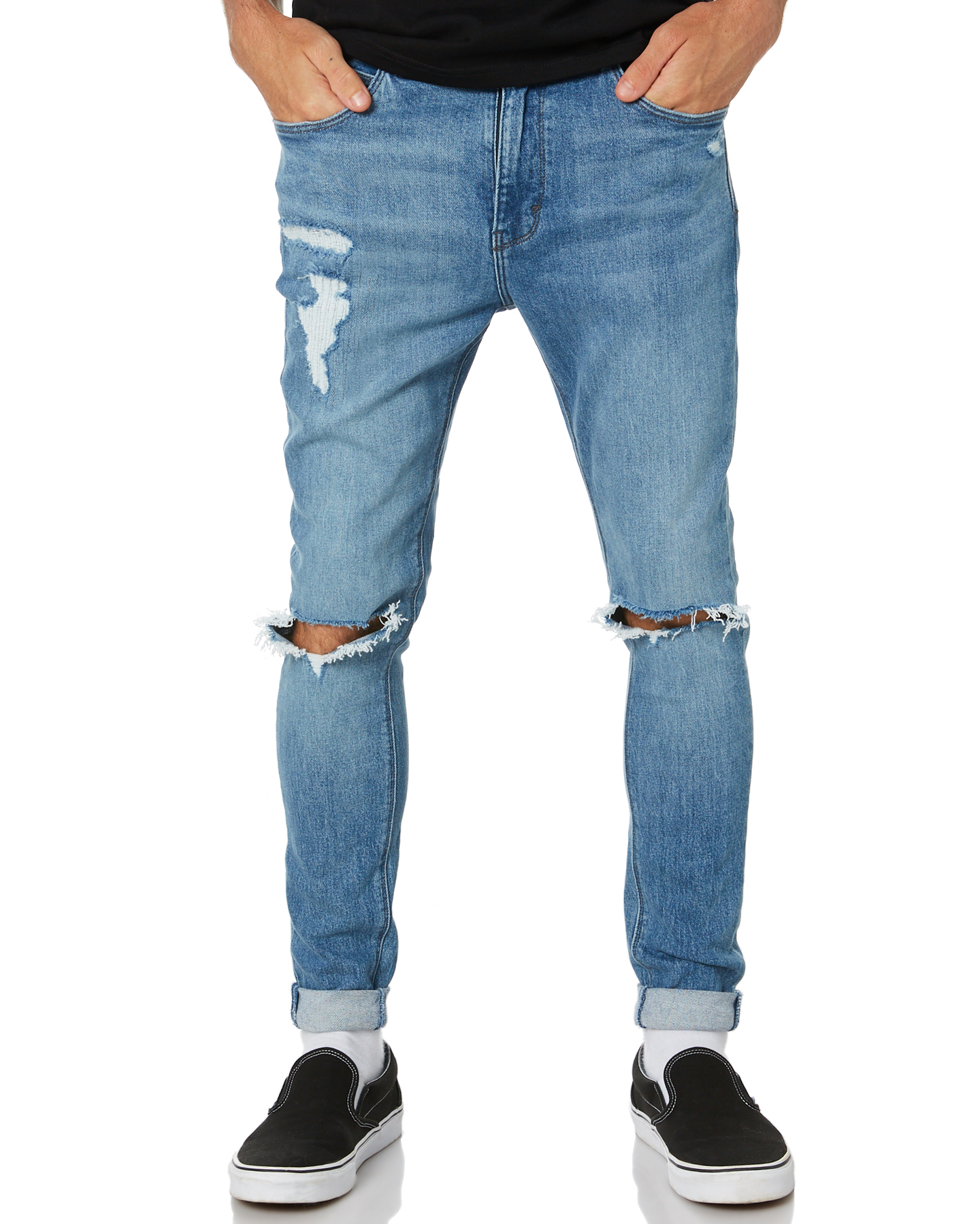 A.Brand A Dropped Skinny Turn Up Mens Jean Rogue Passenger Rogue ...