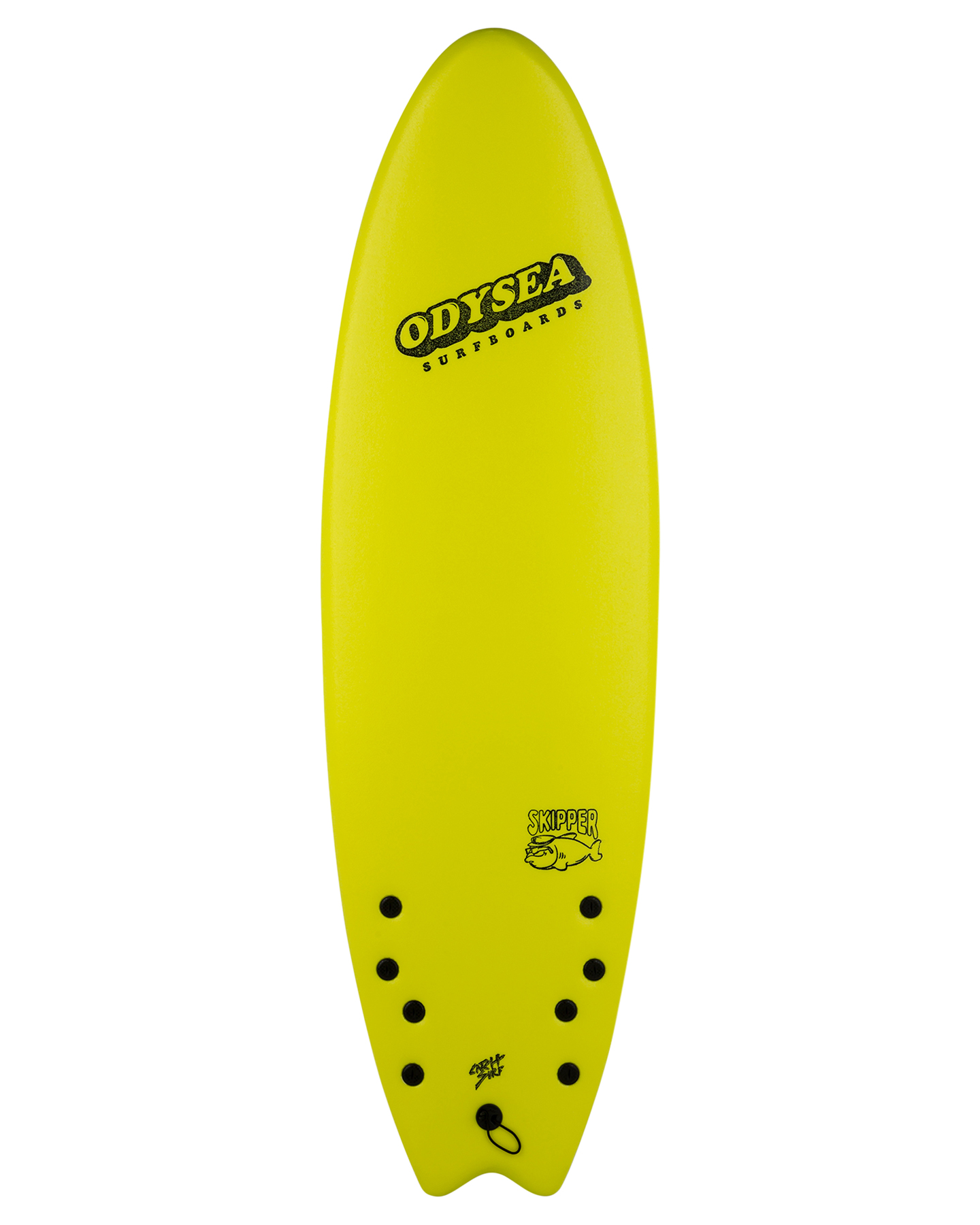 Catch Surf Odysea 6Ft Skipper Quad Softboard Electric Lemon Electric Lemon