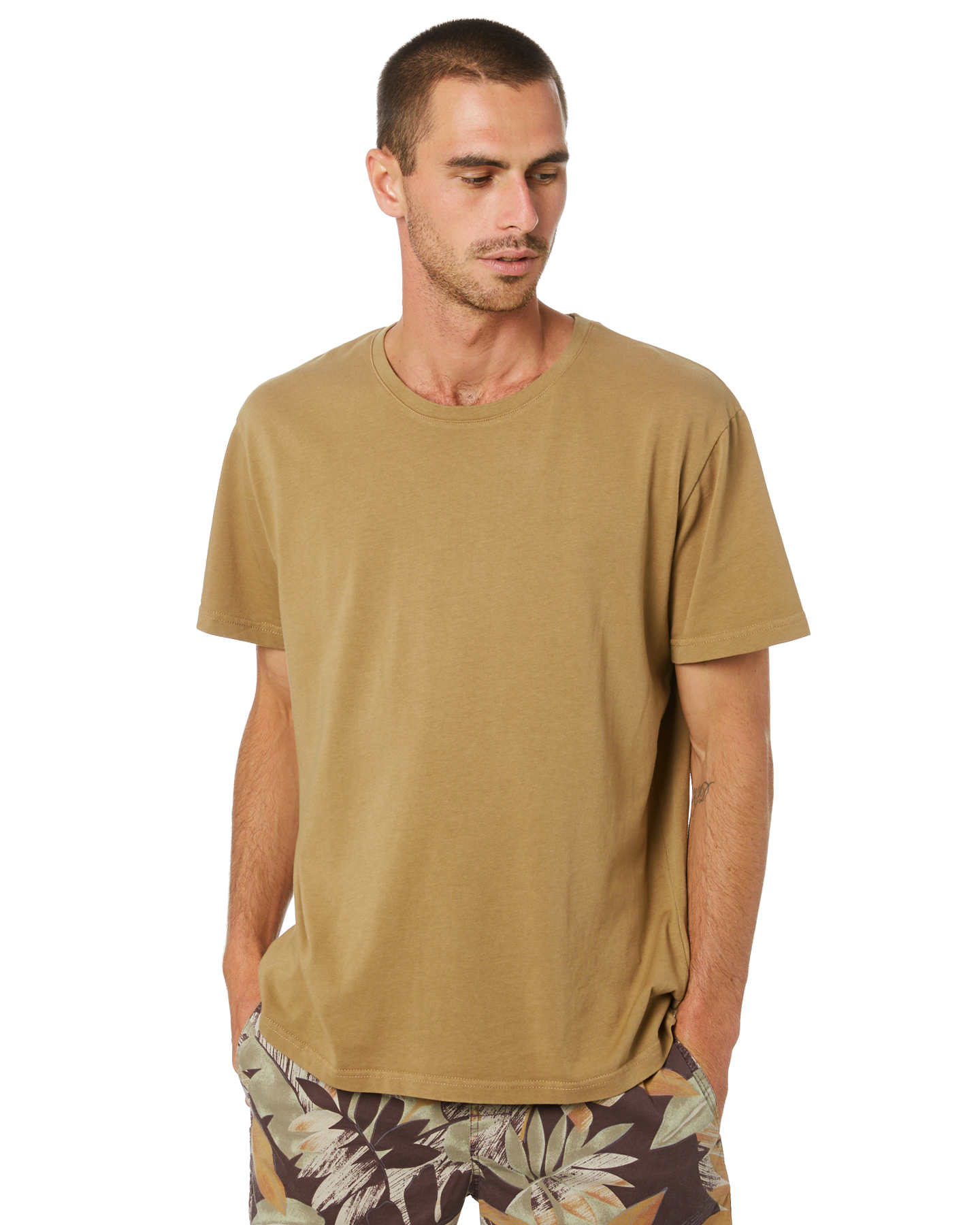 Academy Brand Roth Mens Tee Tan Tan