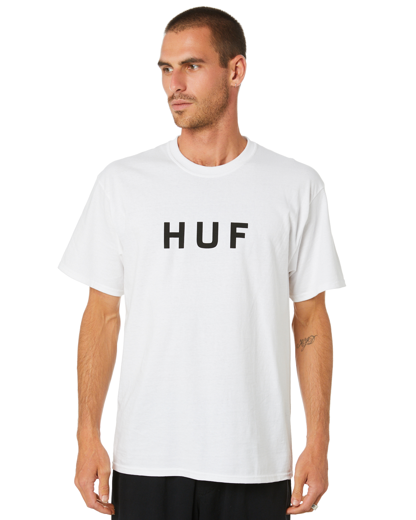 Huf Essentials Og Logo Mens Ss Tee White – Budget Fashion Store Australia