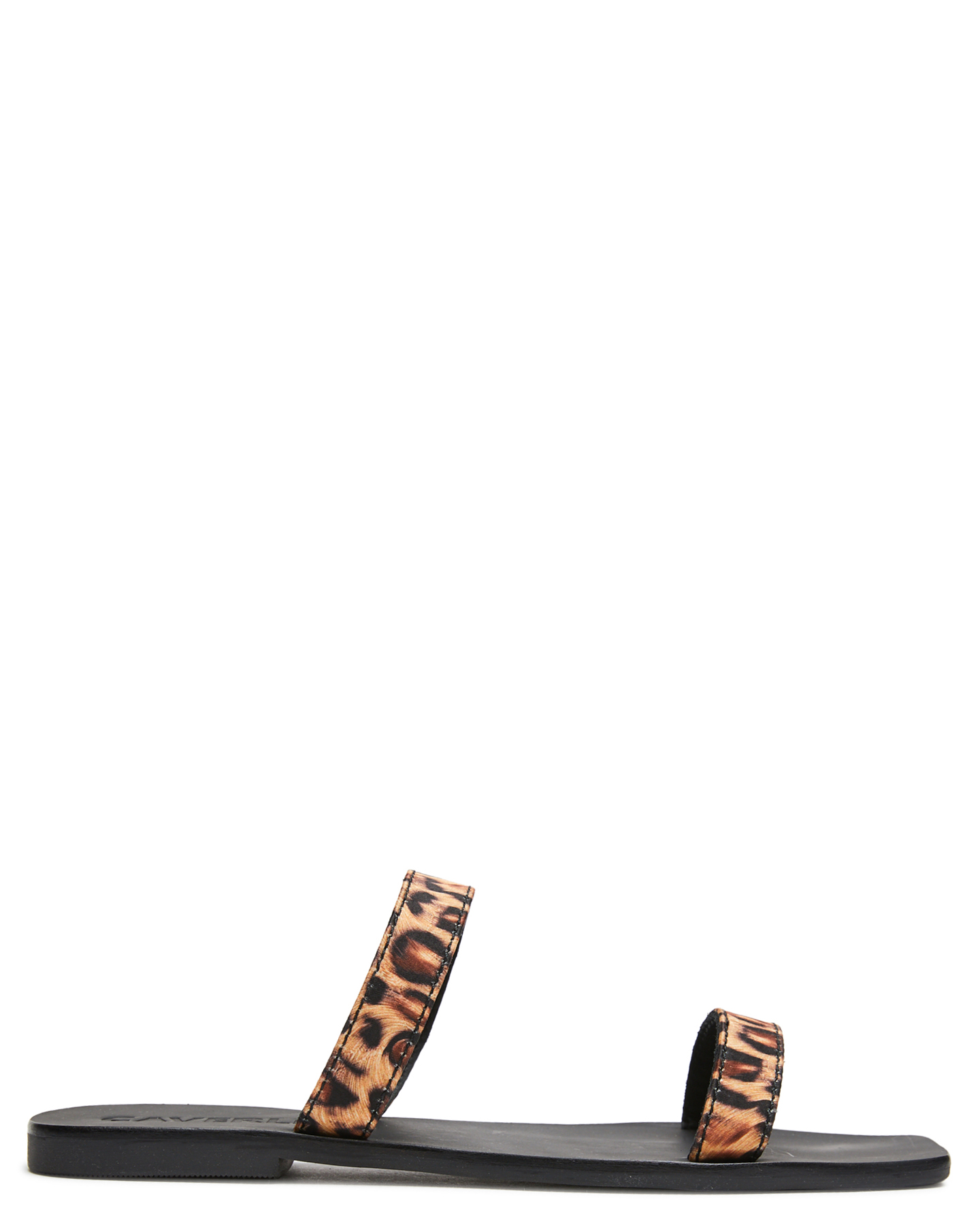 Caverley Kay Slide Leopard Satin Leopard Satin