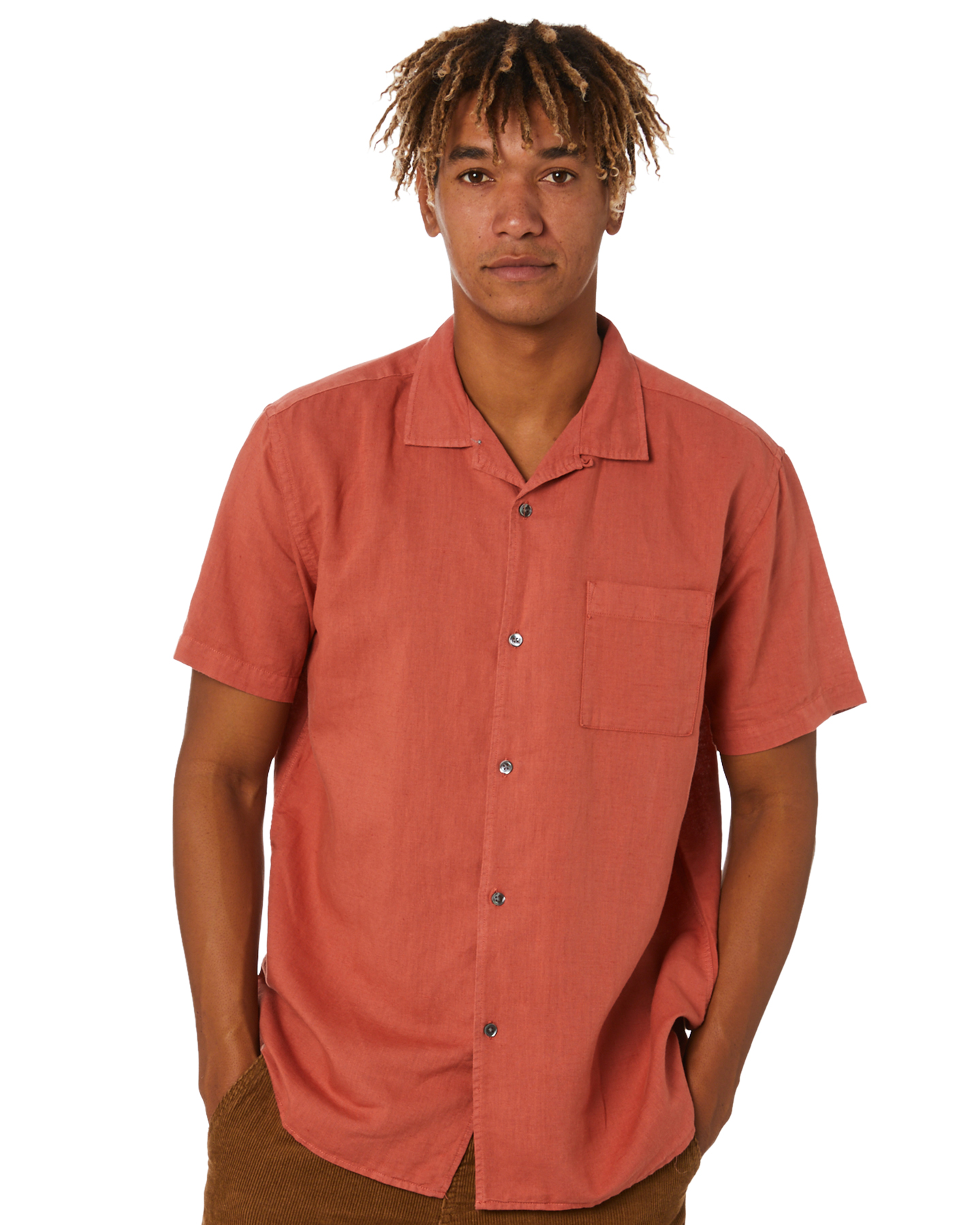 Academy Brand Marshal Mens Shirt Rust Rust