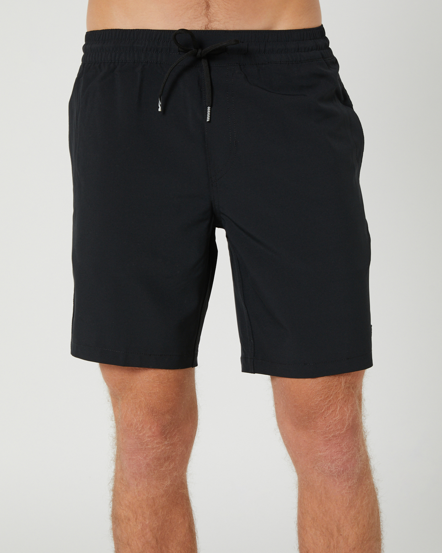 Volcom Stones Hybrid Elastic Waist 18 Short Black SurfStitch