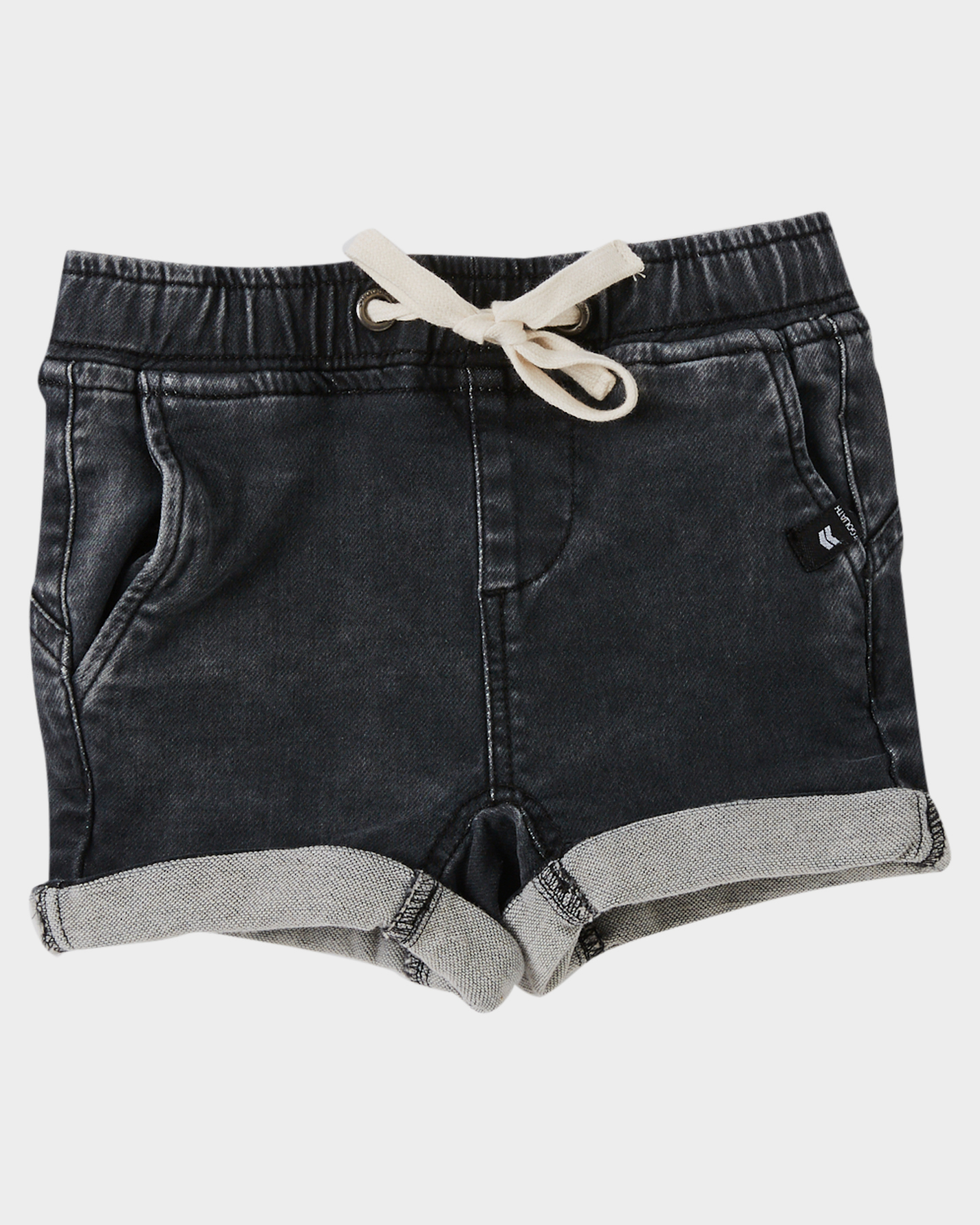 Kids black jean on sale shorts