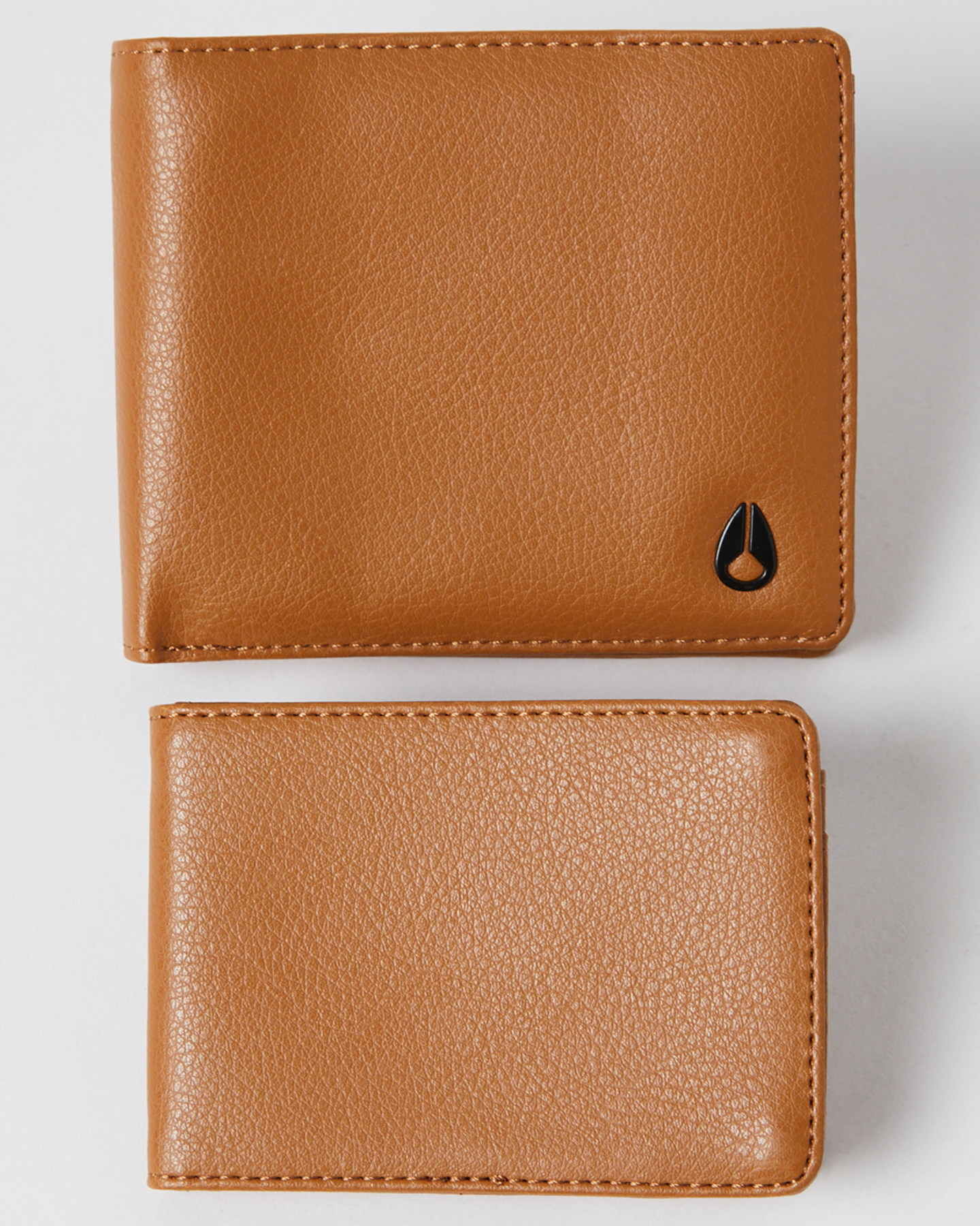 Nixon Pass Vegan Leather Coin Wallet Saddle SurfStitch