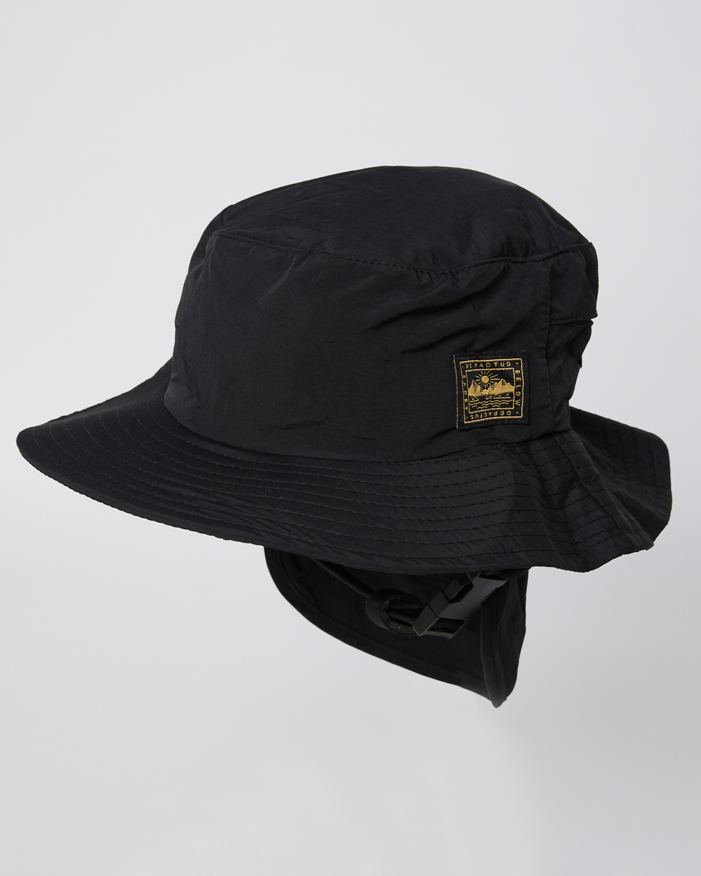  FCS Essential Bucket Surf Hat - Black - M : Sports