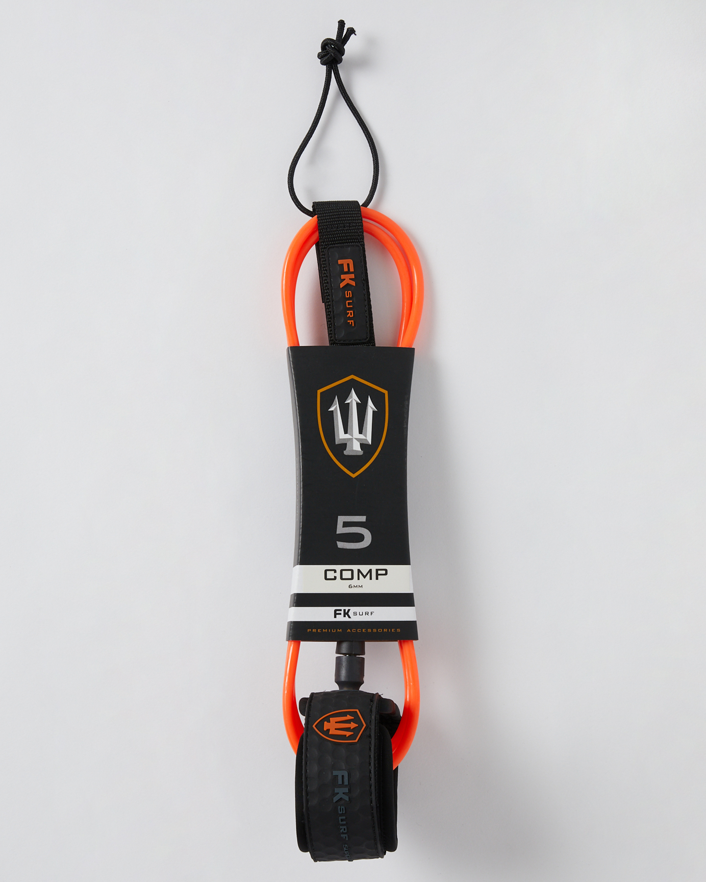 Orange surf outlet leash