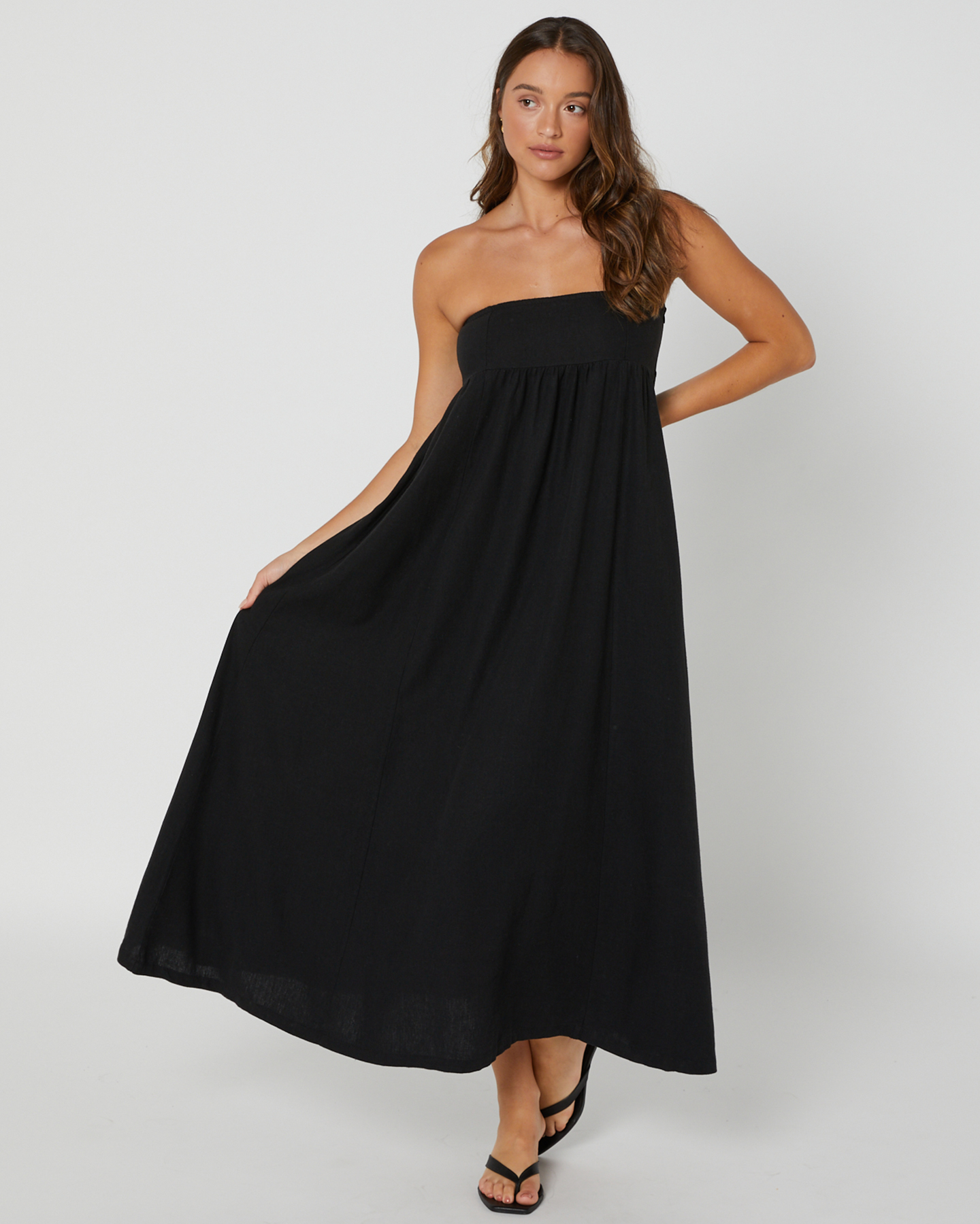 The Hidden Way Del Rio Strapless Maxi Dress - Black