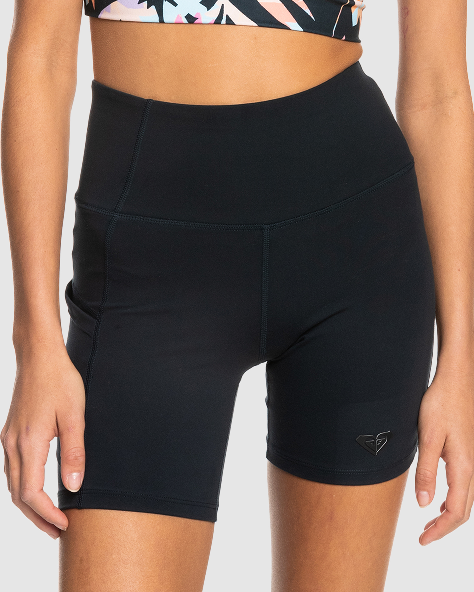 Roxy Heart Into It Technical Shorts - Anthracite