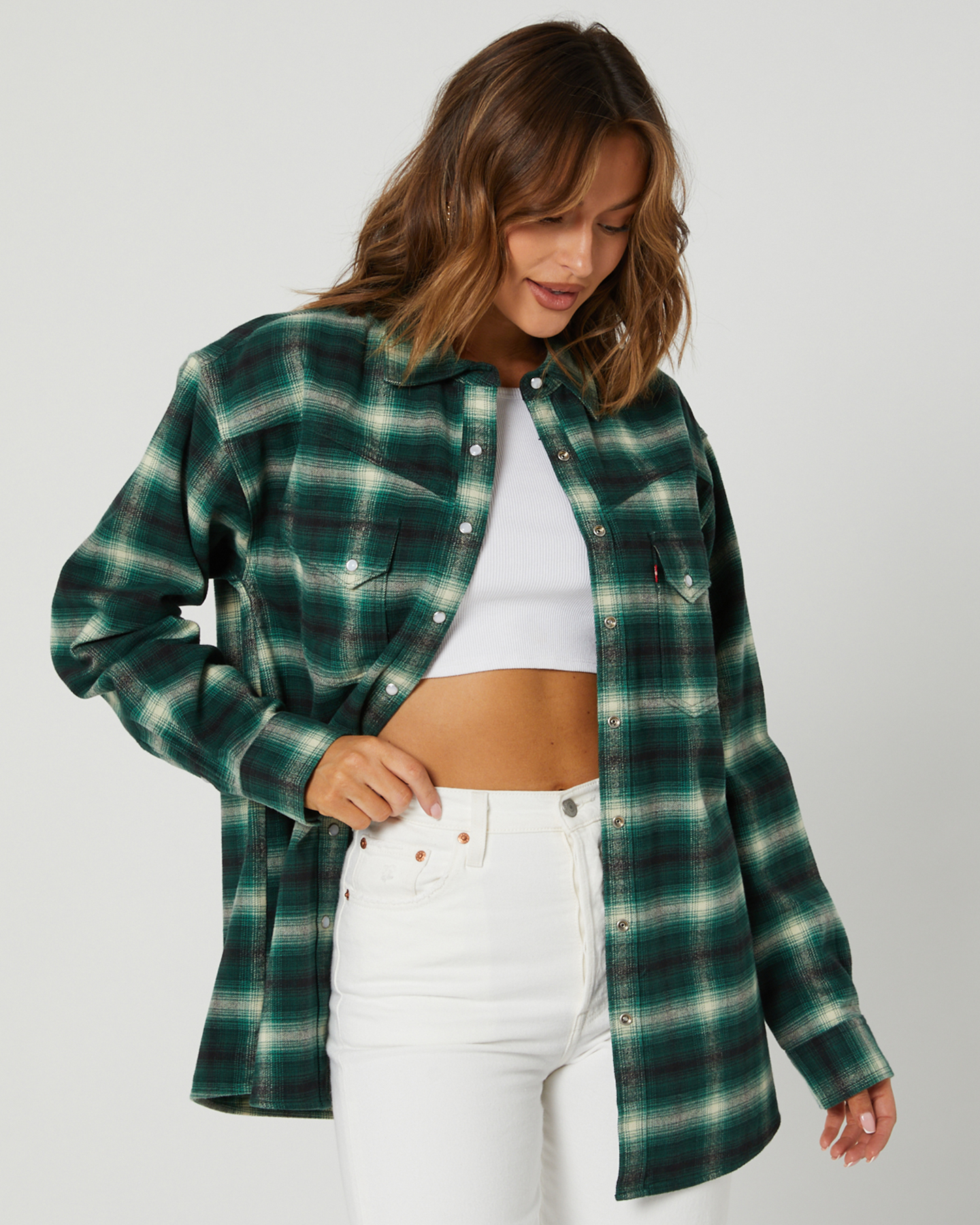 Levis hot sale tartan jumper