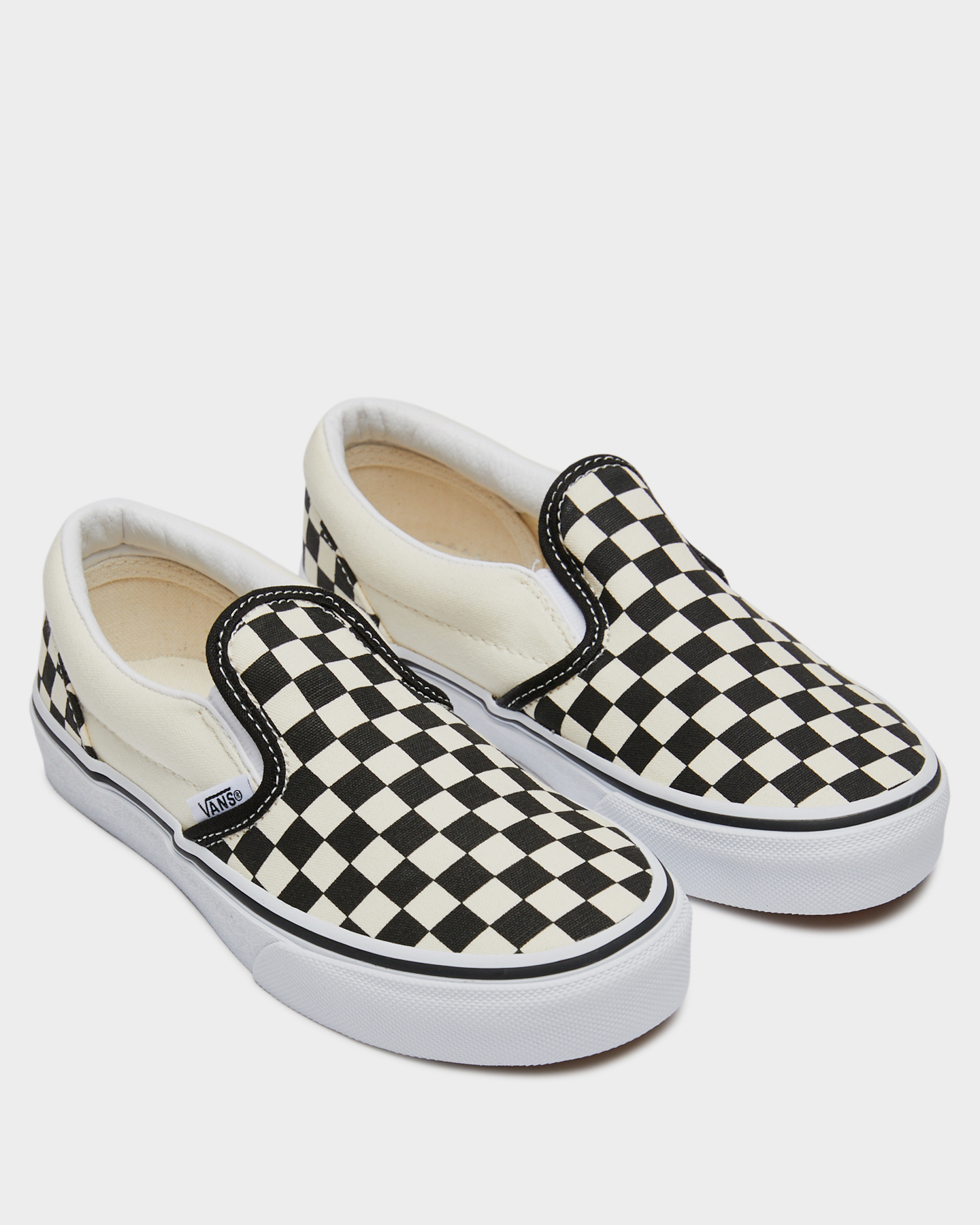 Vans Kids Classic Slip-On Checkerboard - Black White Check