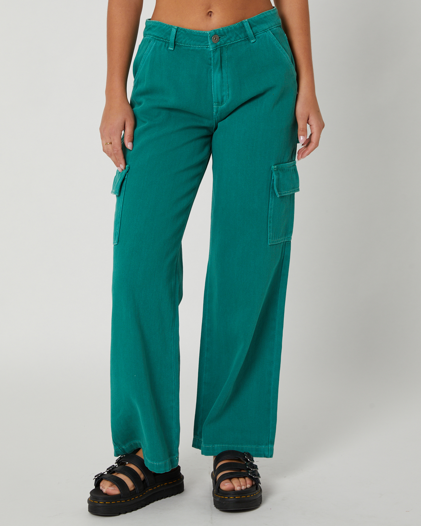 Green on sale cargo pant