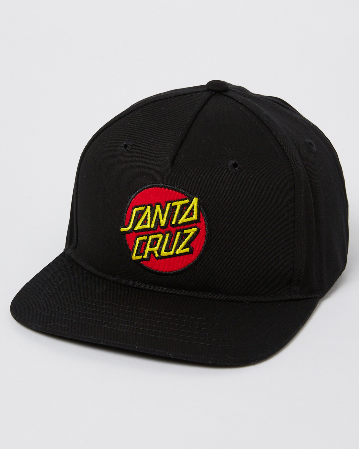 Santa Cruz Classic Dot Patch Cap Black SurfStitch