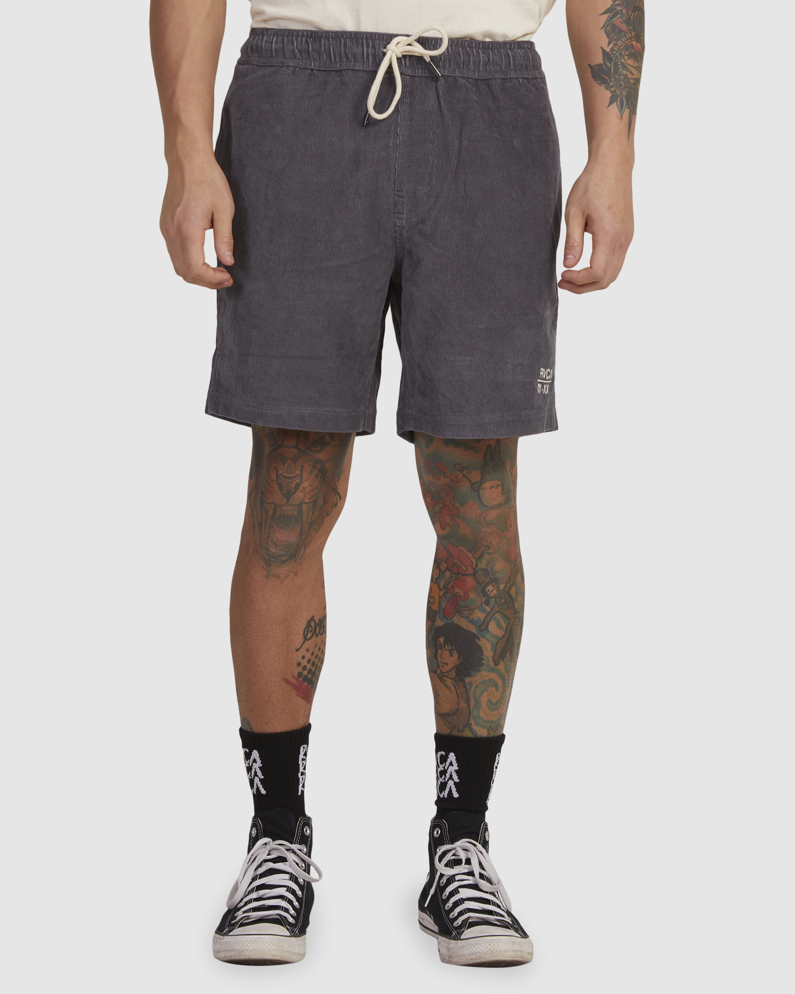 Rvca store elastic shorts