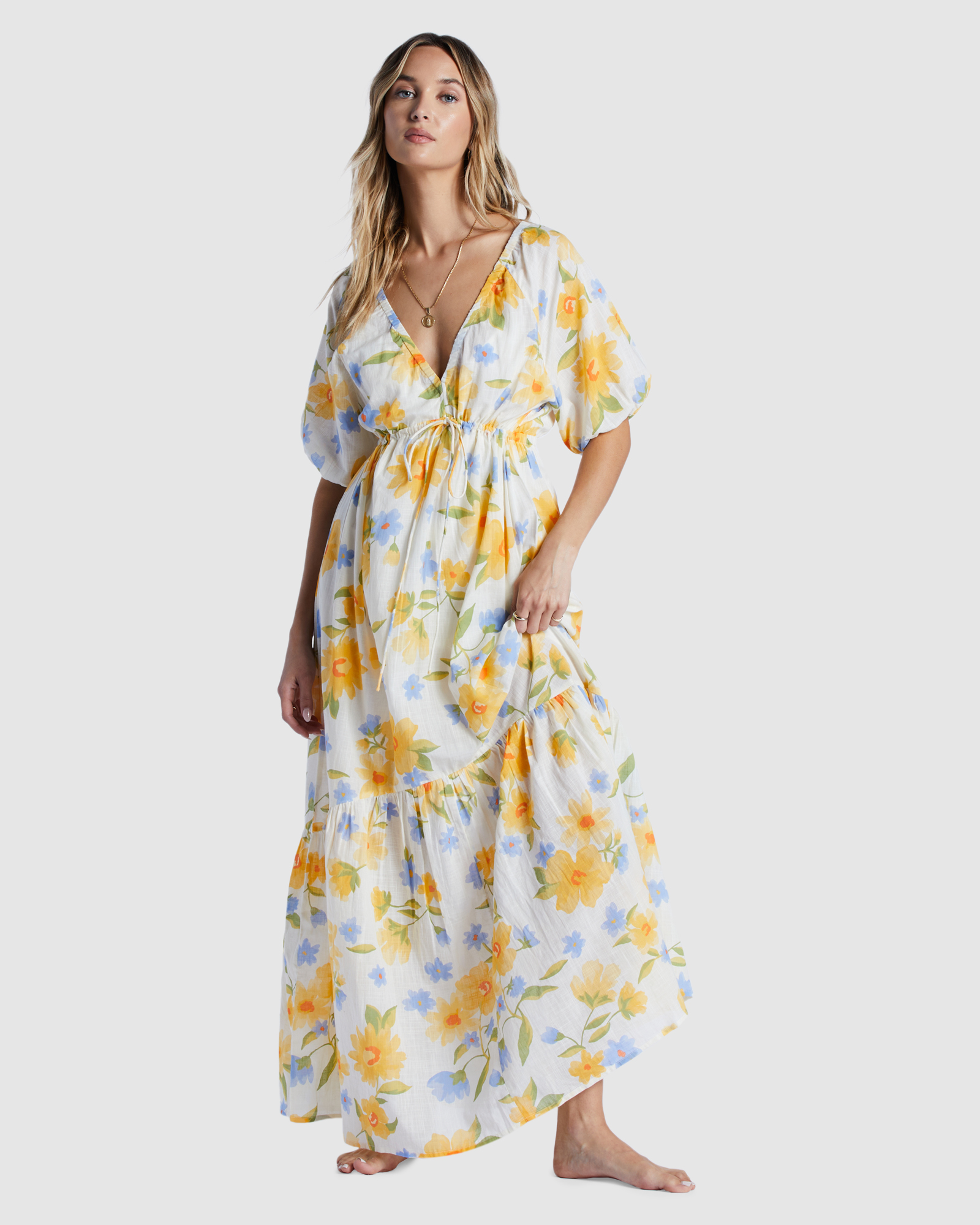 Billabong floral shop maxi dress