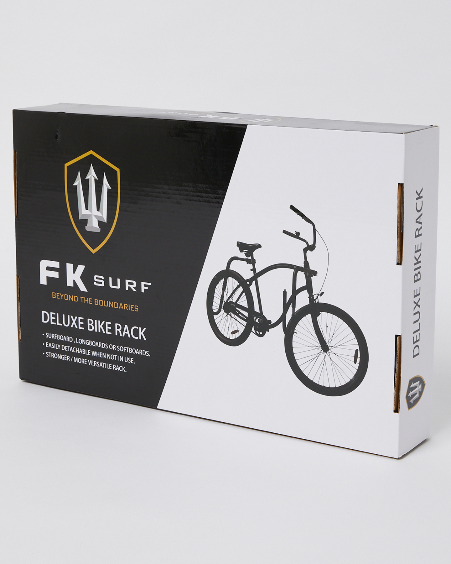 Fk Surf Fk Deluxe Bike Surfboard Rack - Black | SurfStitch