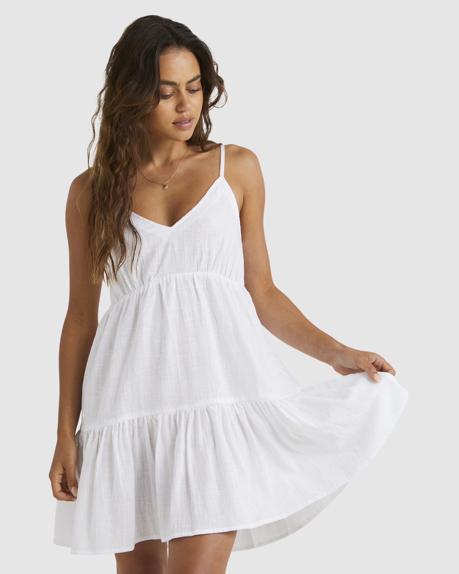 Womens Santorini Mini Slip Dress