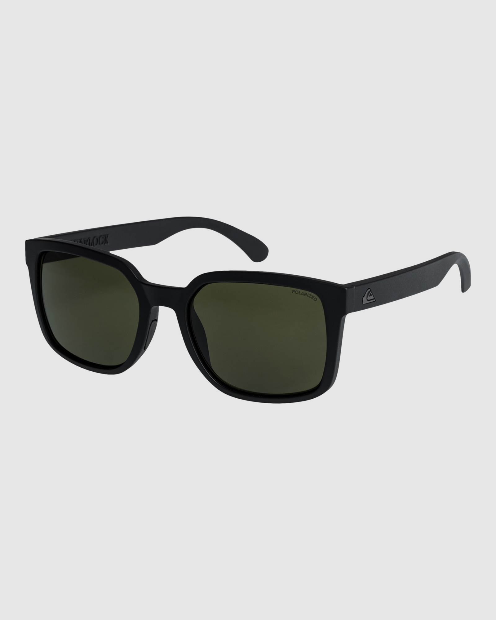 Quiksilver Warlock P - Polarised Sunglasses For Men - Black Green Plz |  SurfStitch