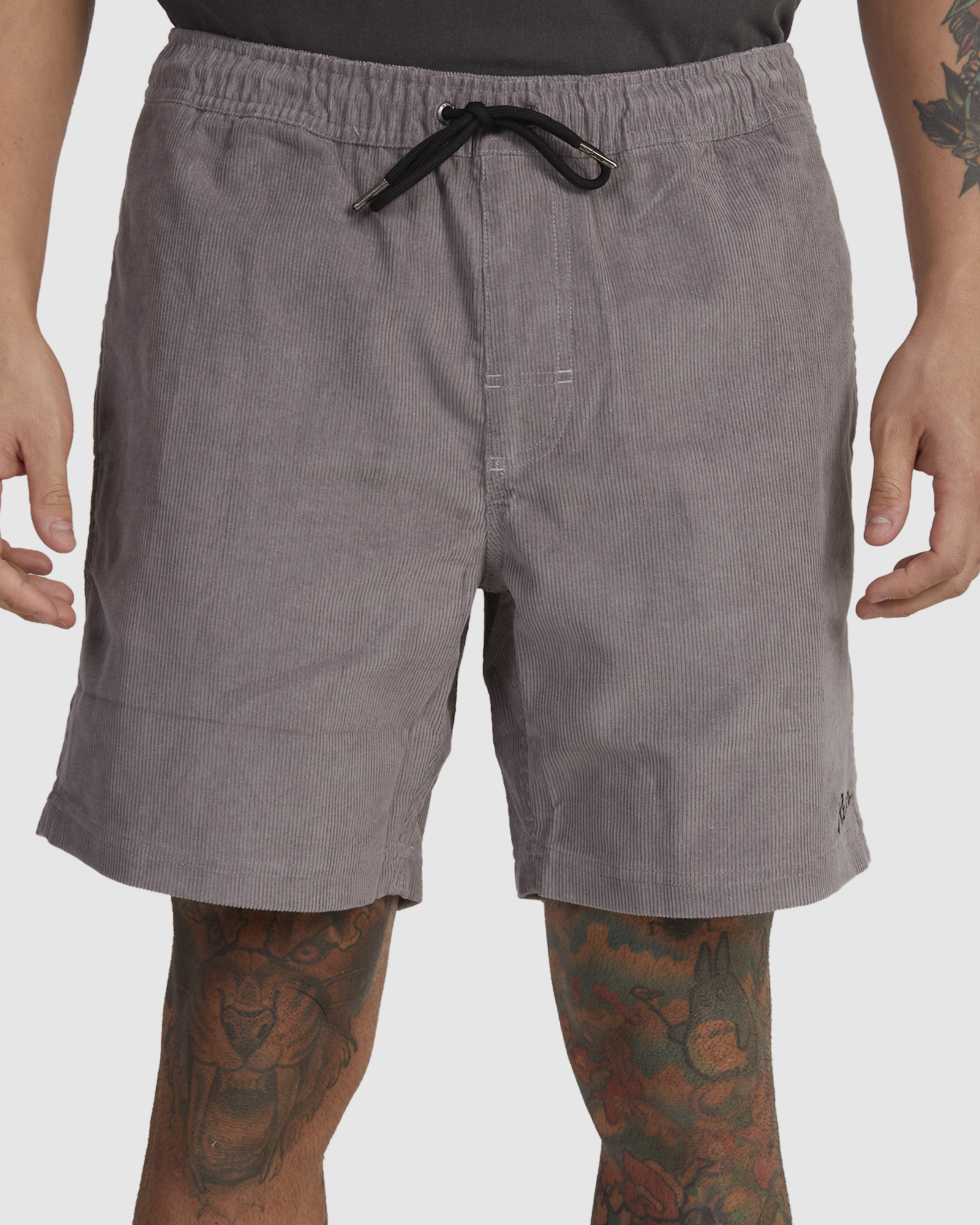 ESCAPE ELASTIC CORDUROY SHORTS 17”