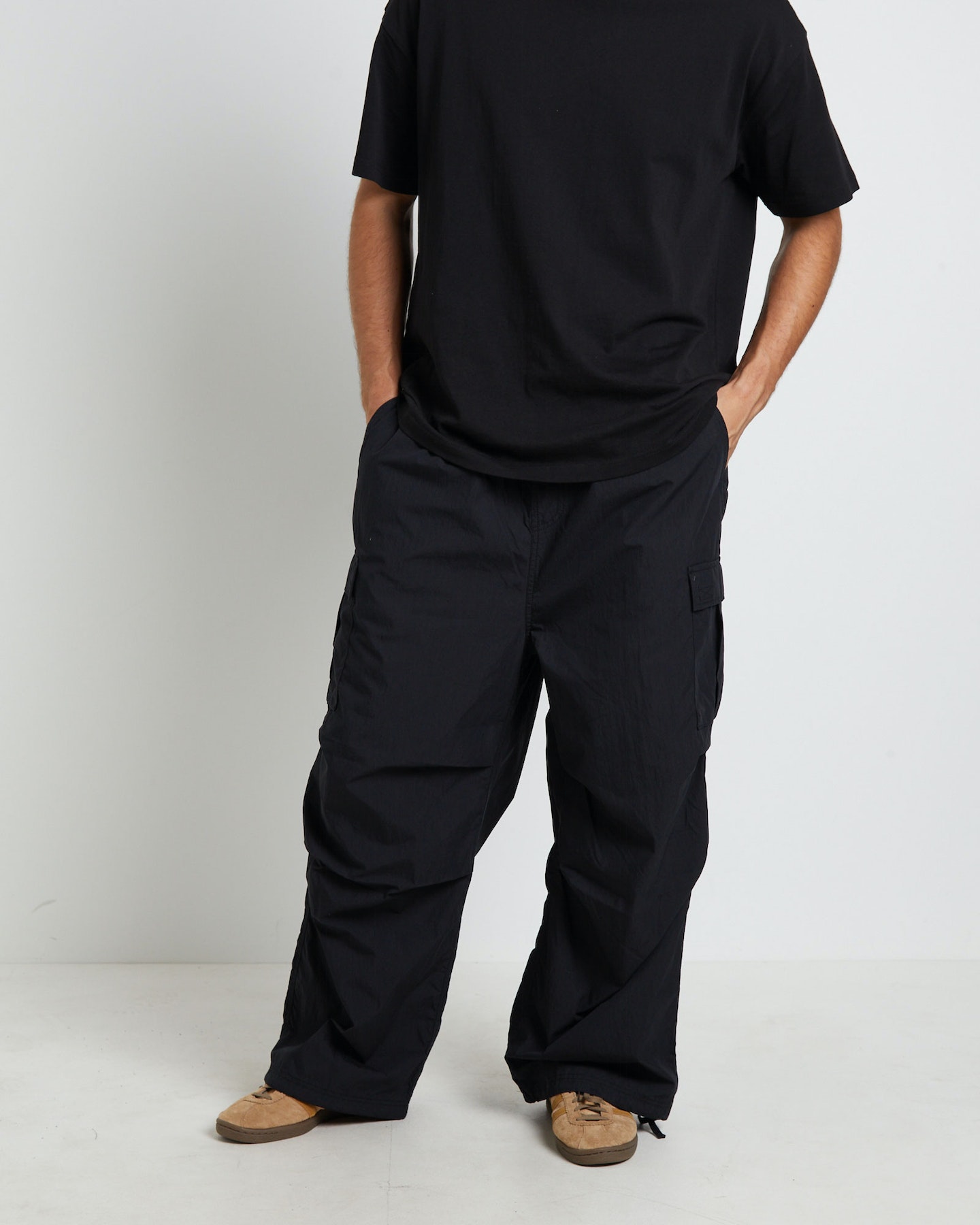 Mens parachute cargo on sale pants