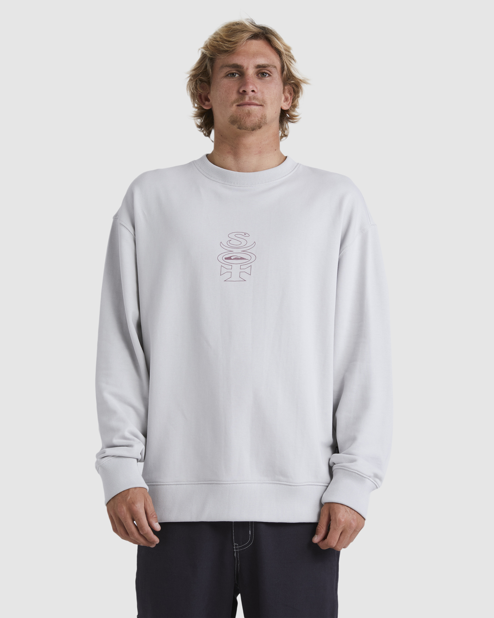 Gray hot sale crewneck sweatshirt