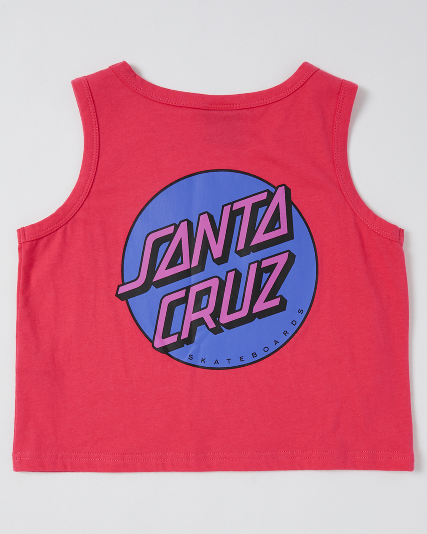 Santa Cruz Other Dot Chest Crop Tank Pink SurfStitch