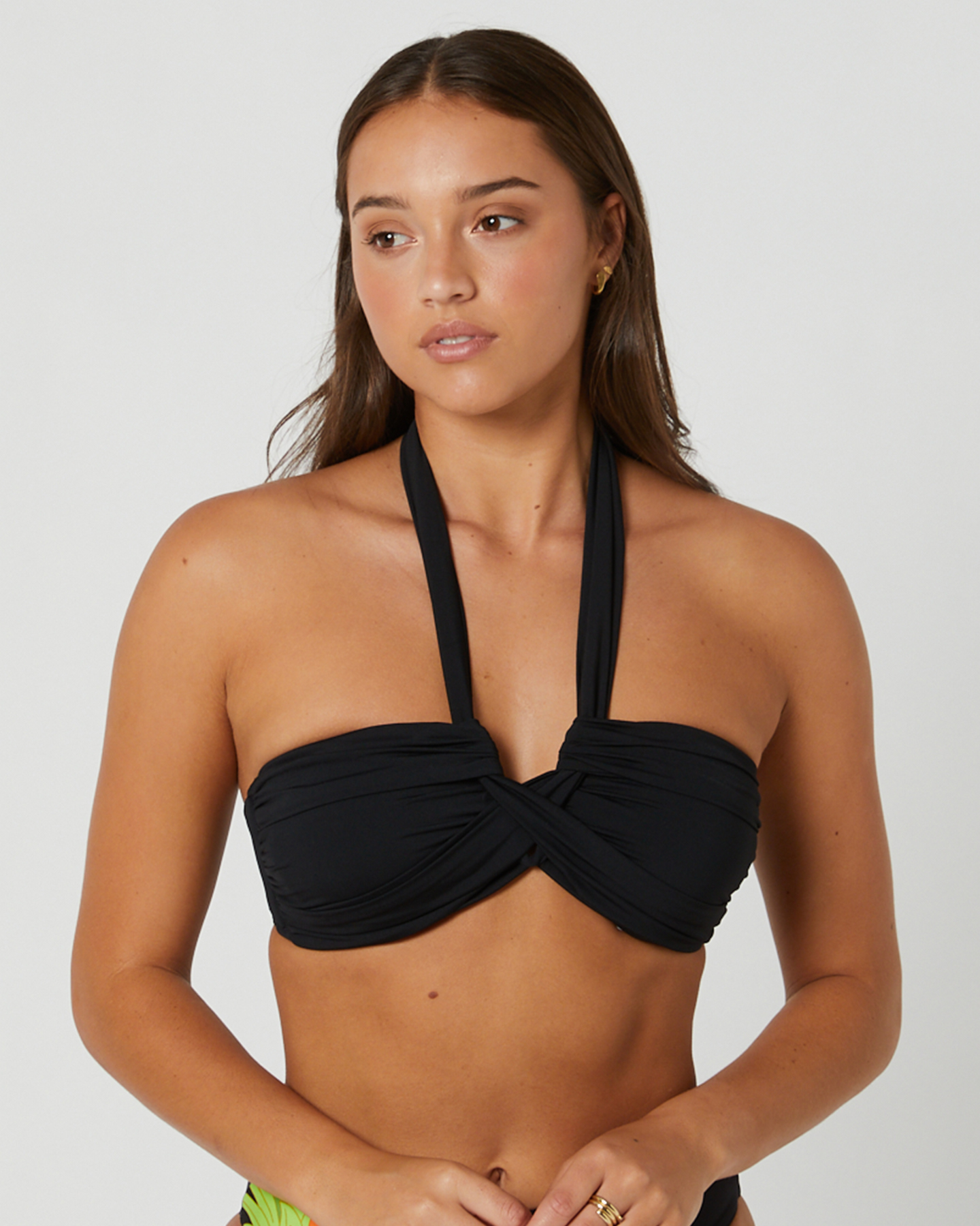 Seafolly Seafolly Collective Halter Bandeau Black SurfStitch