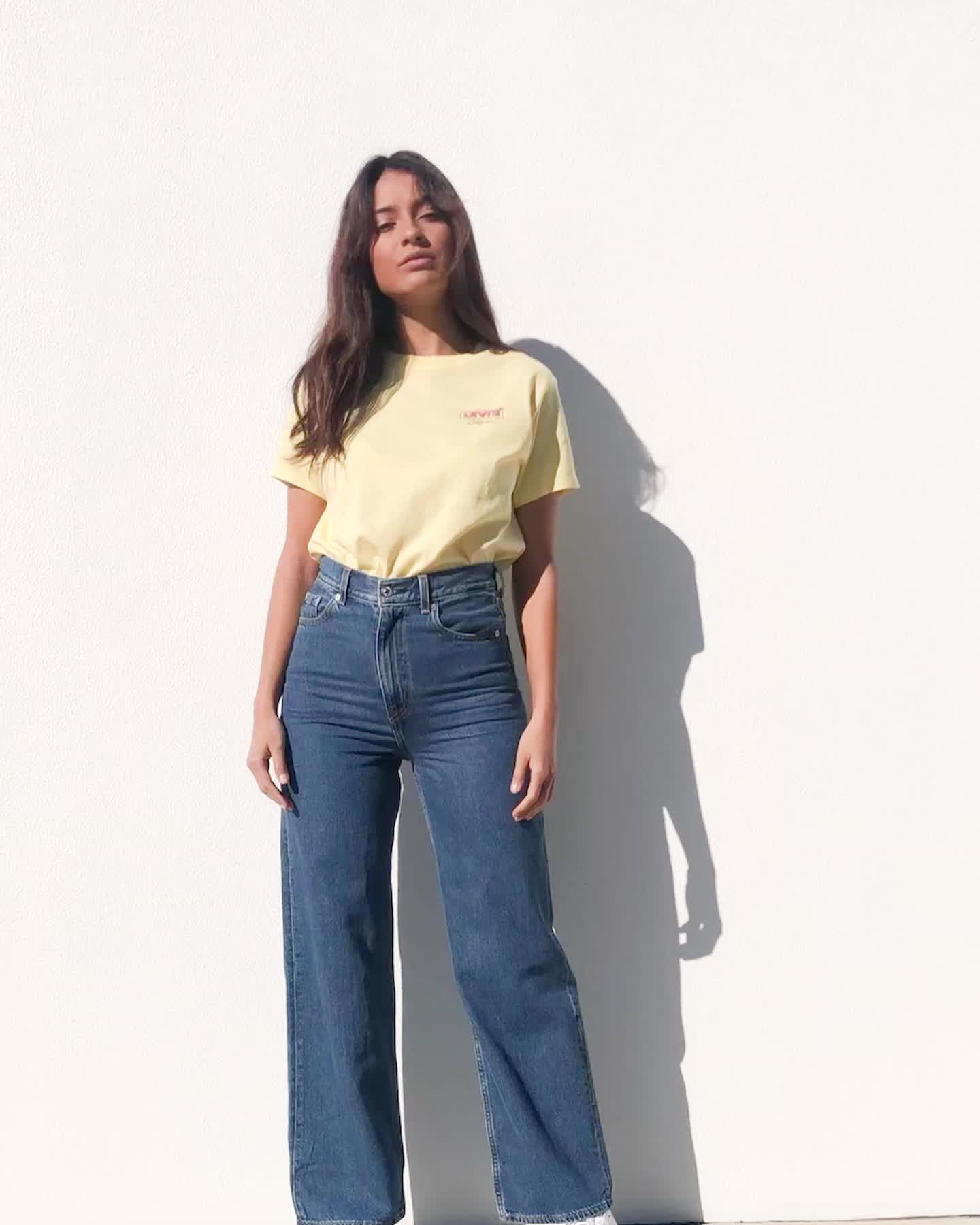 levis high loose flare